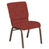 18.5''W Church Chair in Martini Fabric - Gold Vein Frame