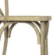 Light Oak |#| Indoor/Outdoor Commercial Grade Wood Look Resin Cross Back Chair in Light Oak
