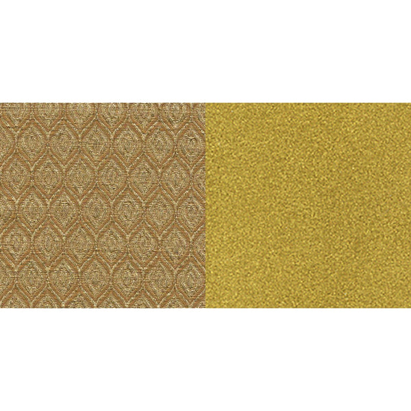 Green Patterned Fabric/Gold Vein Frame |#| Dome Back Stacking Banquet Chair in Green Patterned Fabric - Gold Vein Frame