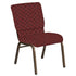 18.5''W Church Chair in Cirque Fabric - Gold Vein Frame