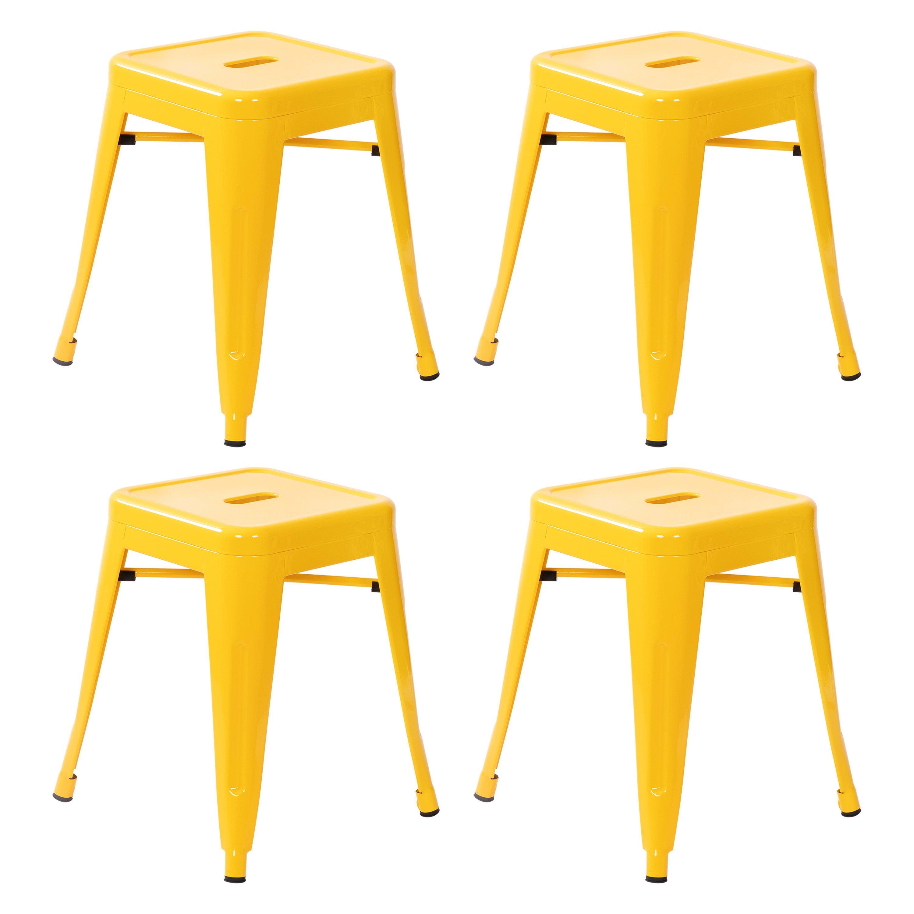 18 in metal stool best sale