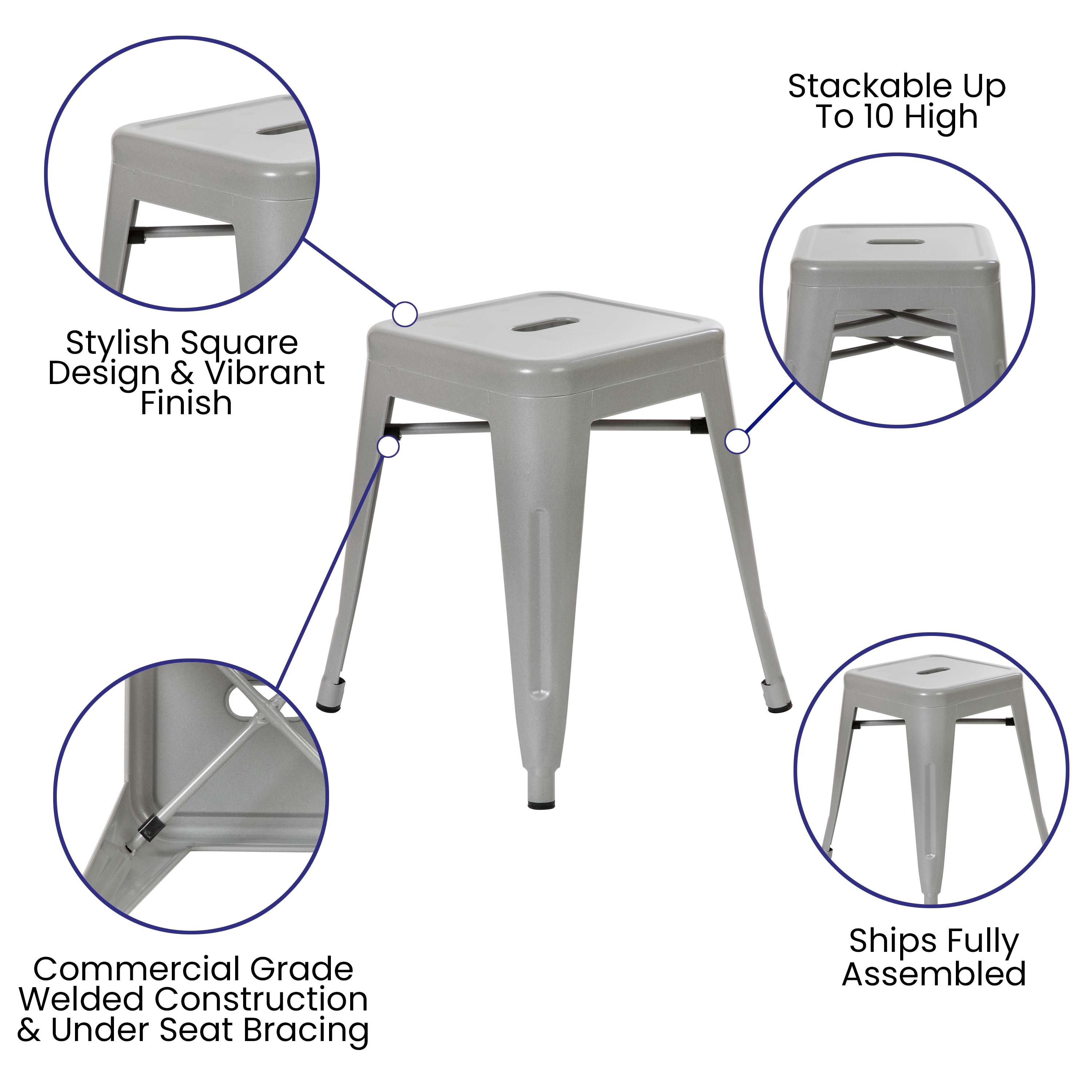 18 inch 2025 high bar stools