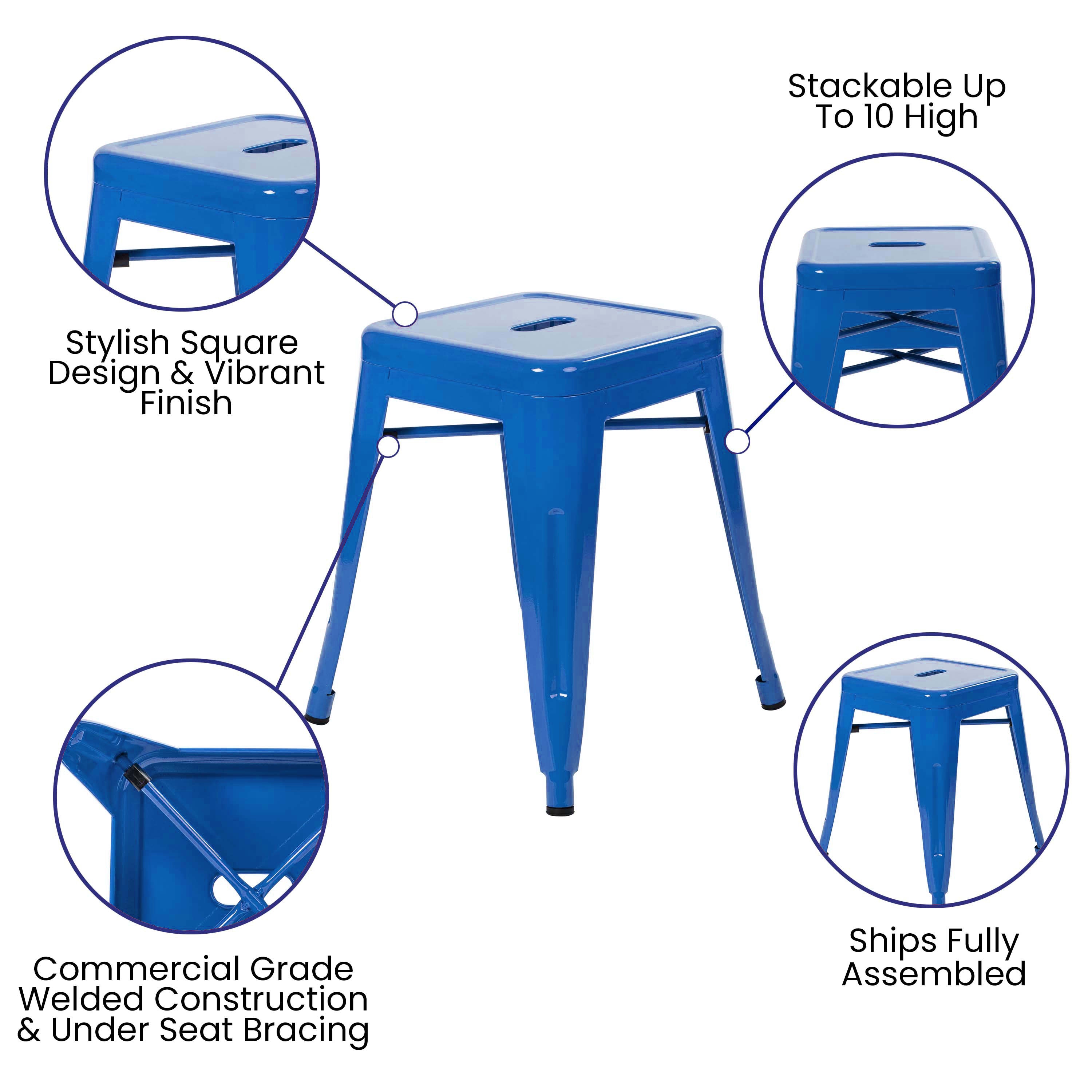 4 Pack Metal Stool ET-BT3503-18- – Stack Chairs 4 Less 4 Pack Metal Stool ET-BT3503-18- – Stack Chairs 4 Less