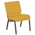 21''W Church Chair in Canterbury Fabric - Gold Vein Frame