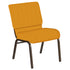 21''W Church Chair in Lancaster Fabric - Gold Vein Frame