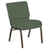 21''W Church Chair in Mainframe Fabric - Gold Vein Frame