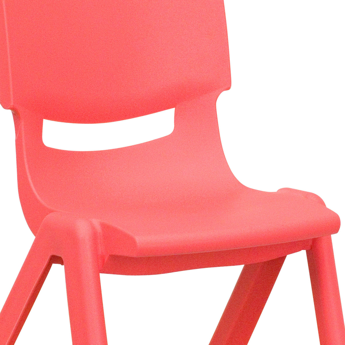 Red |#| 2 Pack Red Plastic Stackable School Chair with 13.25inchH Seat, K-2 School Chair