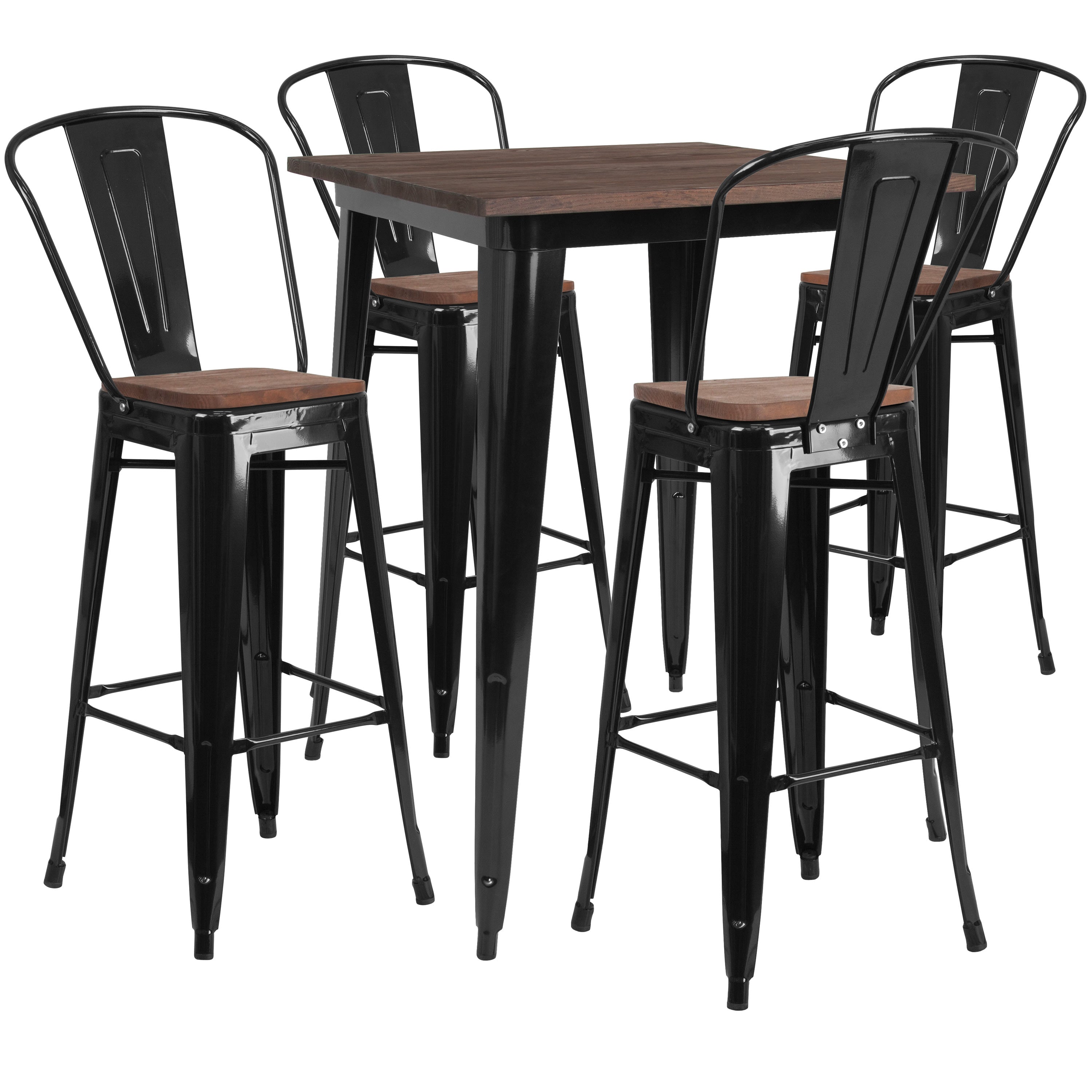 Square pub table set best sale