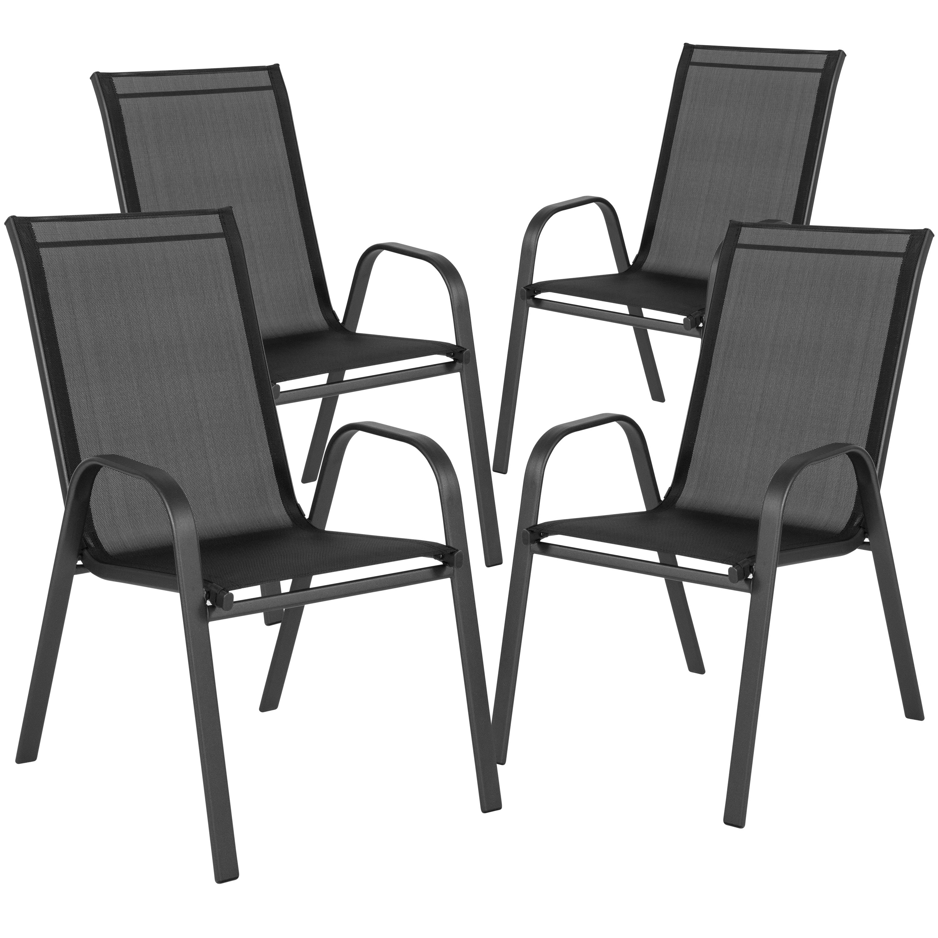4 pack patio chairs best sale