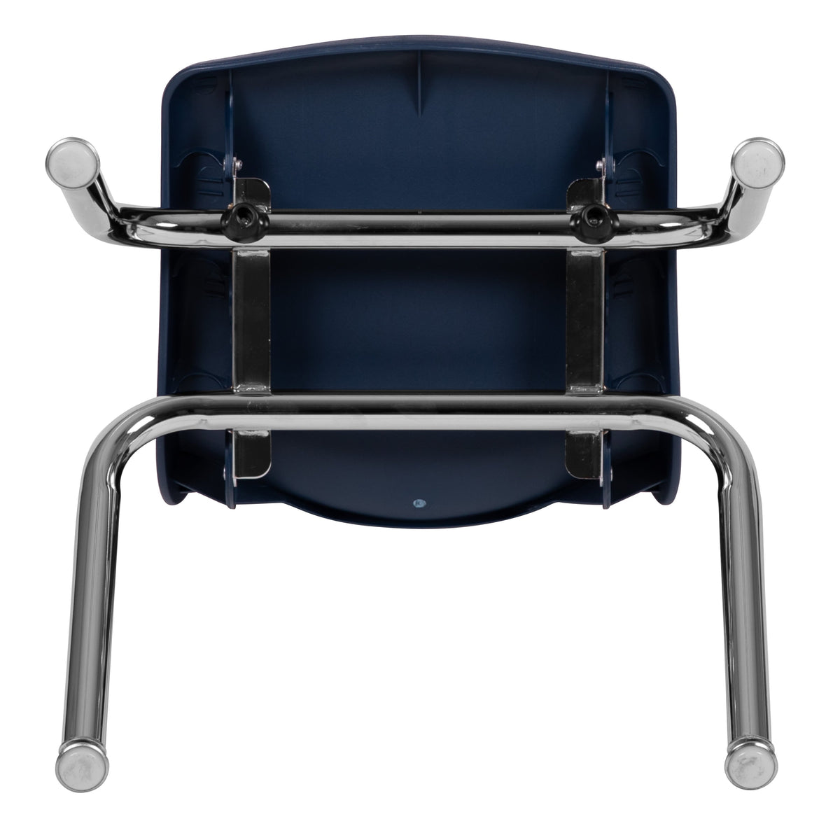 Navy |#| Navy Student Stack Chair 12inchH Seat - School Classroom Chair - Daycare Chair