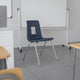 Navy |#| Navy Student Stack Chair 18inchH Seat - Classroom Chair for Middle-High-Adults