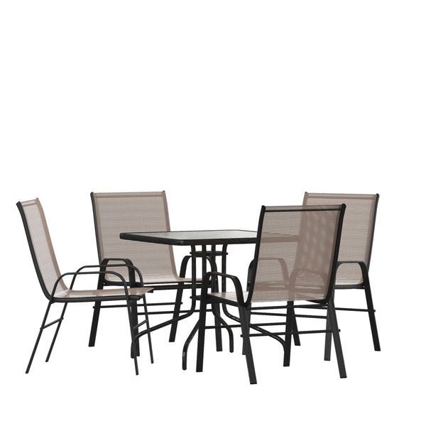 Patio Set TLH-073A2303C- – Stack Chairs Less - Main Image