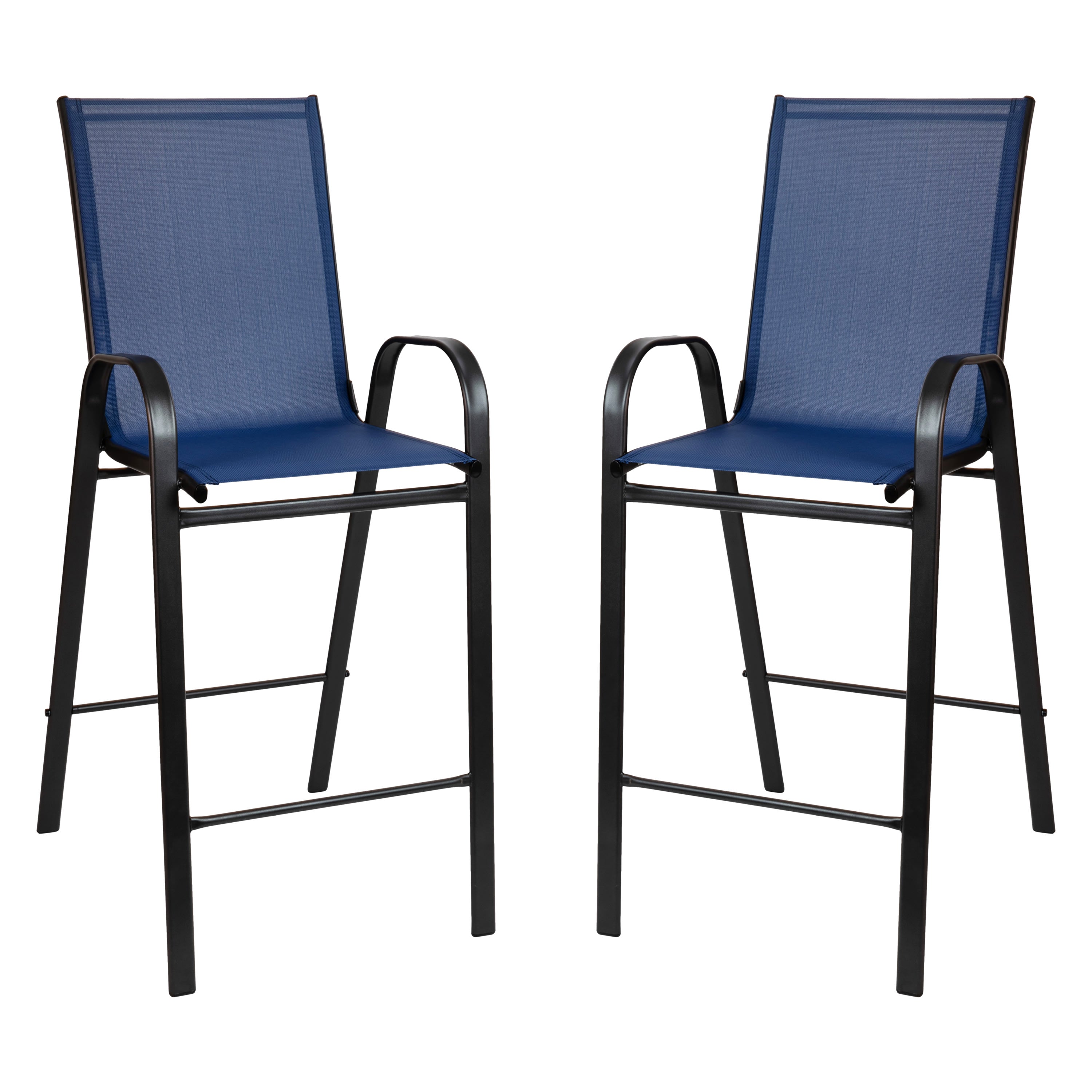 Bar height outdoor sling chairs outlet