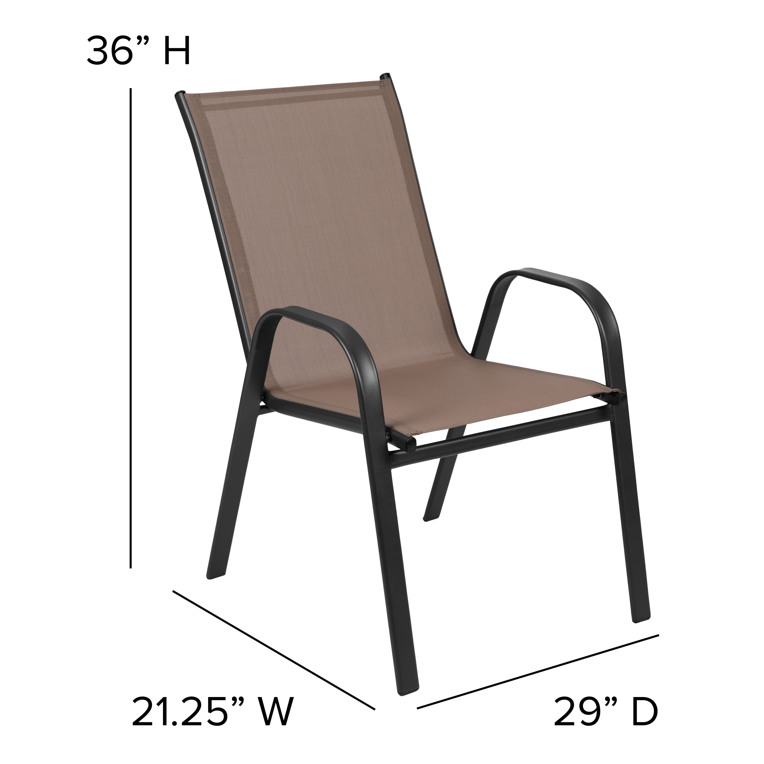 Mainstays heritage outdoor patio stacking lounger sales