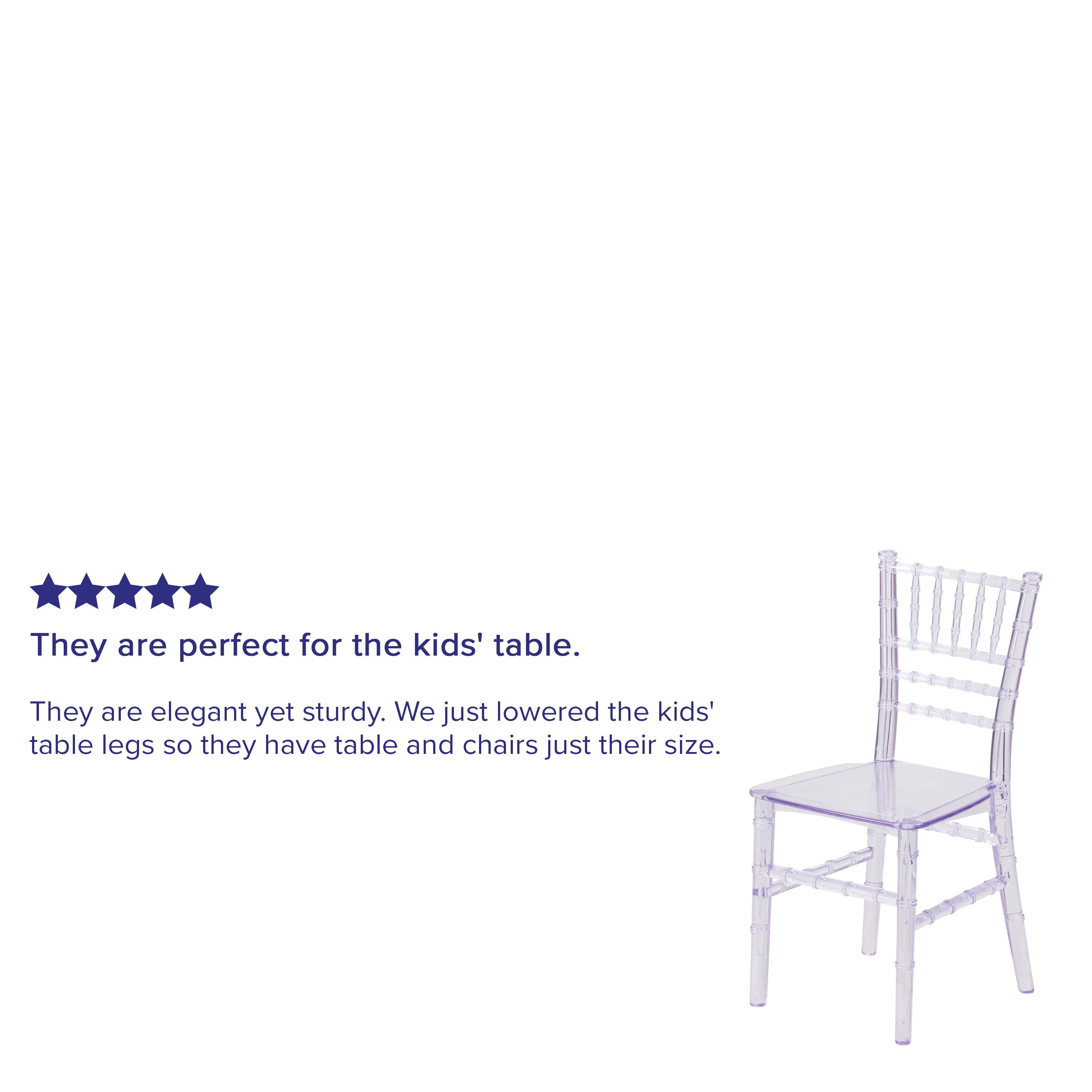 Children's chiavari chairs deals