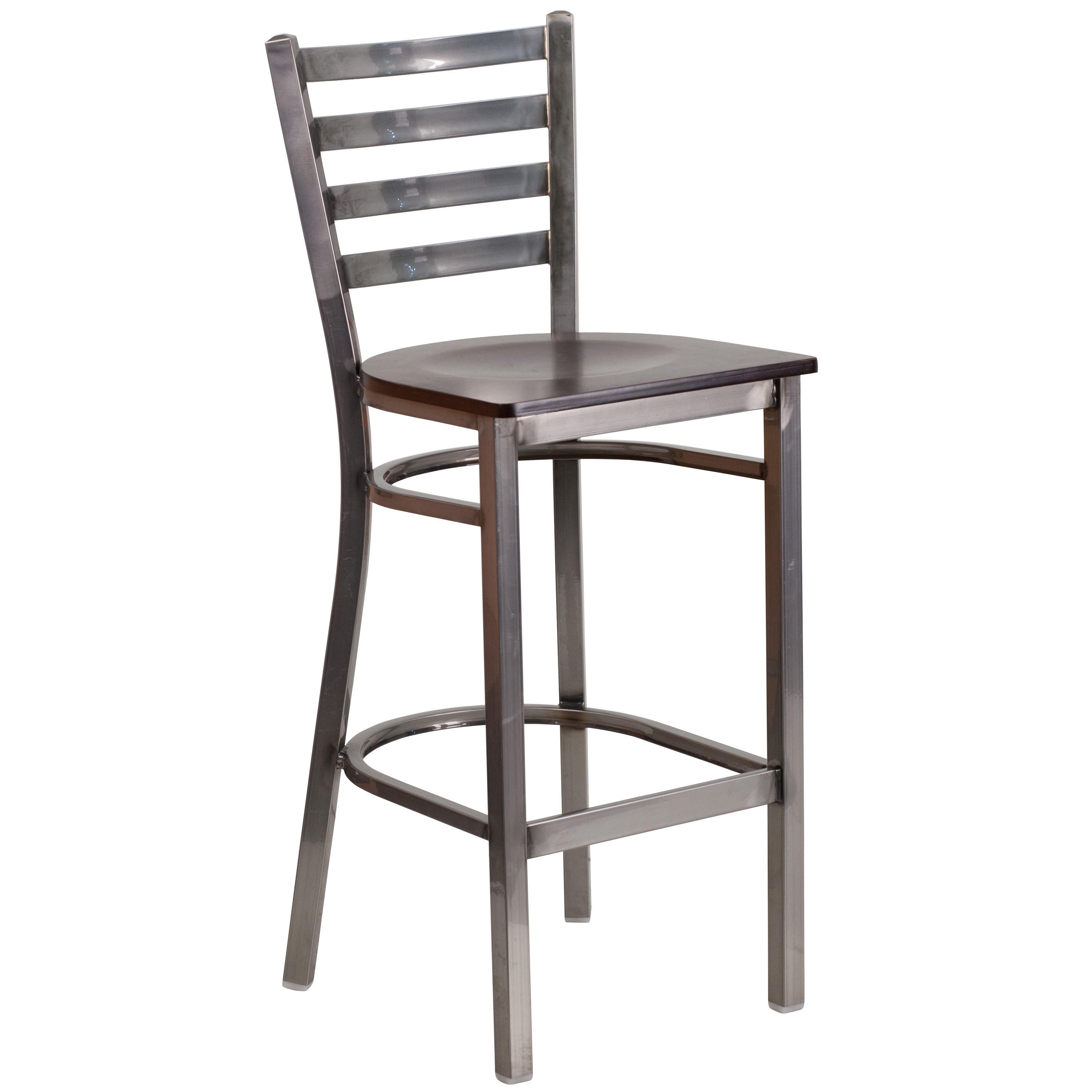 Flash Furniture Hercules 29 Ladder Back Restaurant Bar Stool Natural