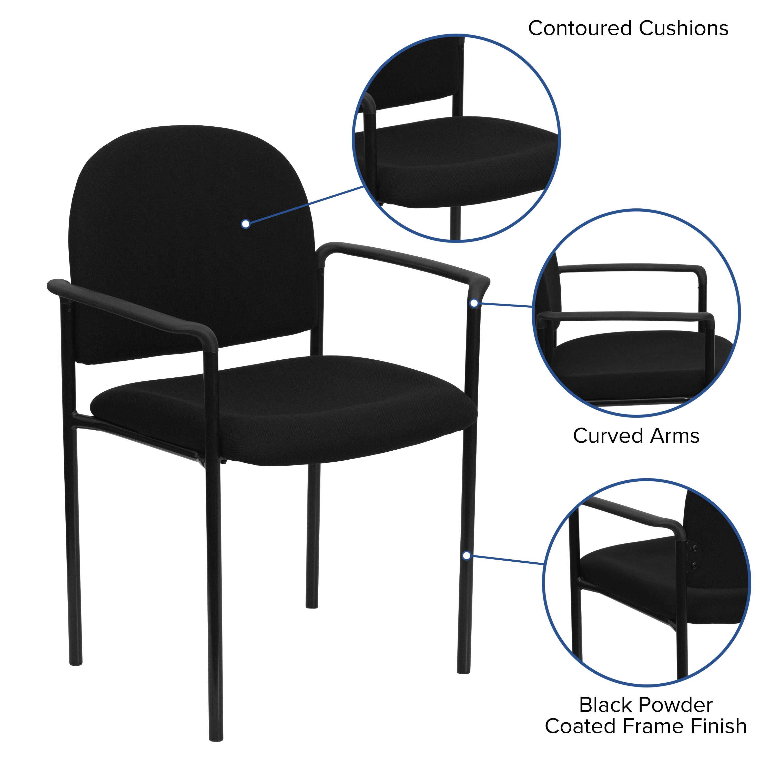 Chair with side arms hot sale