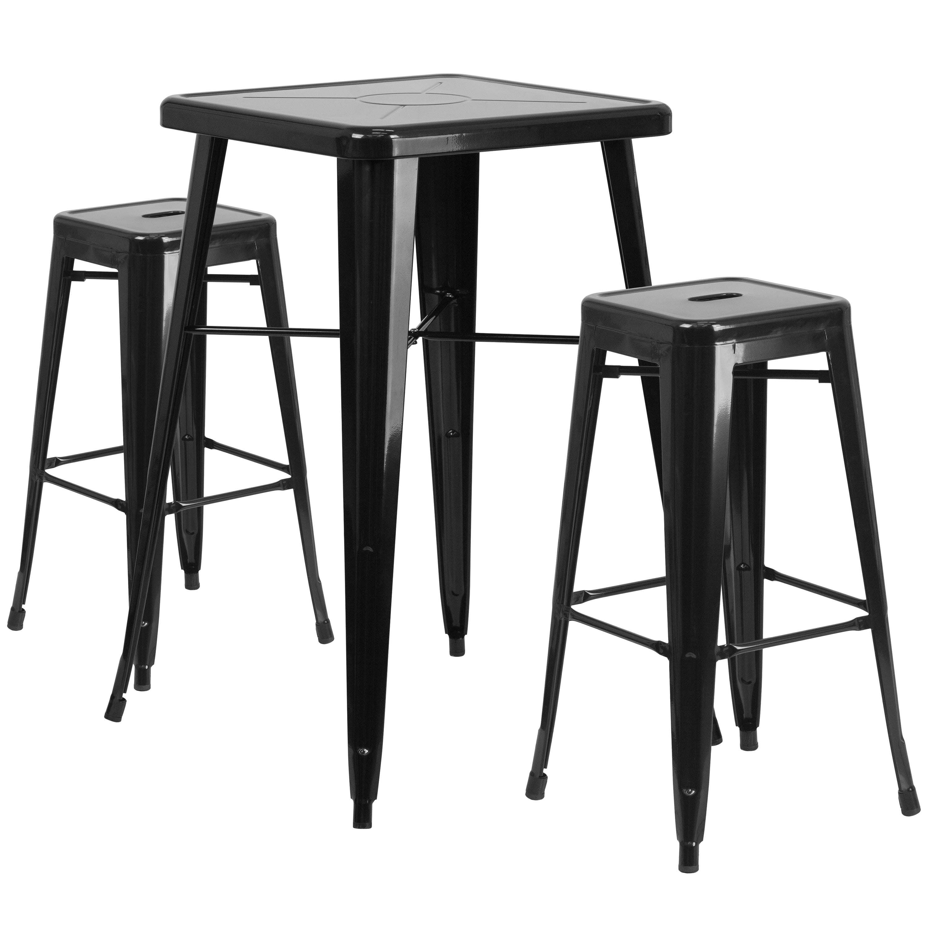 Indoor bar store table set