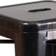 Copper |#| 24inch High Backless Copper Indoor-Outdoor Counter Height Stool