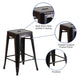 Copper |#| 24inch High Backless Copper Indoor-Outdoor Counter Height Stool