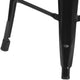 Orange |#| Commercial Grade 24inchH Backless Orange Metal Indoor-Outdoor Counter Height Stool