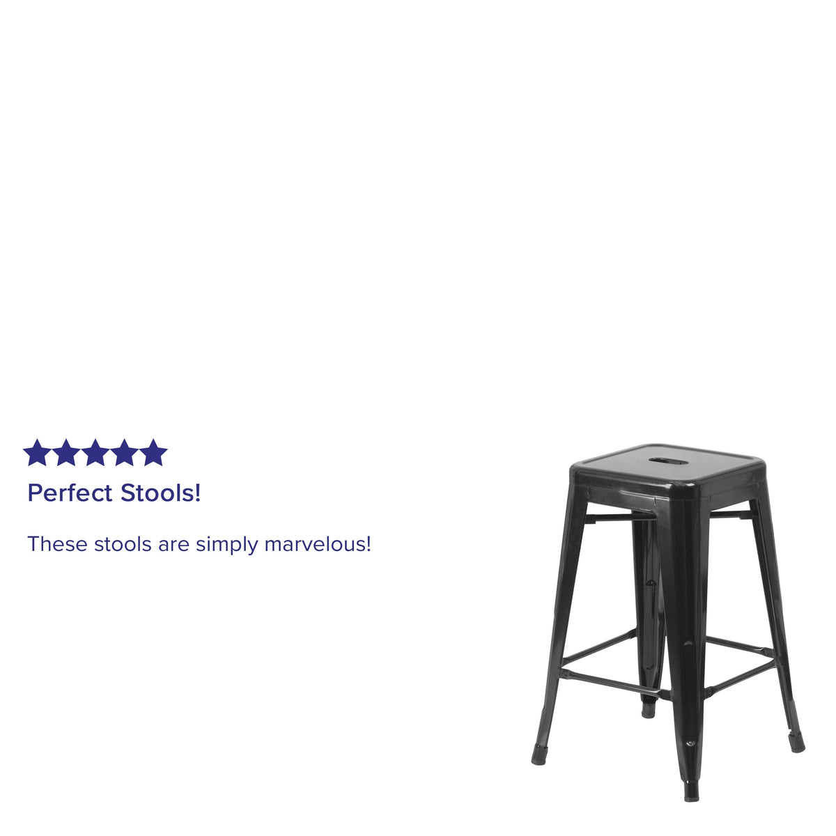 Orange |#| Commercial Grade 24inchH Backless Orange Metal Indoor-Outdoor Counter Height Stool