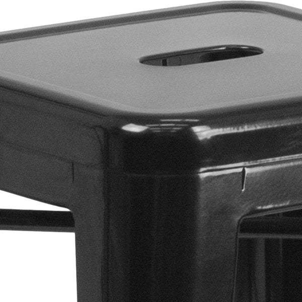 Copper |#| 24inch High Backless Copper Indoor-Outdoor Counter Height Stool