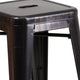 Green |#| Commercial Grade 24inchH Backless Green Metal Indoor-Outdoor Counter Height Stool