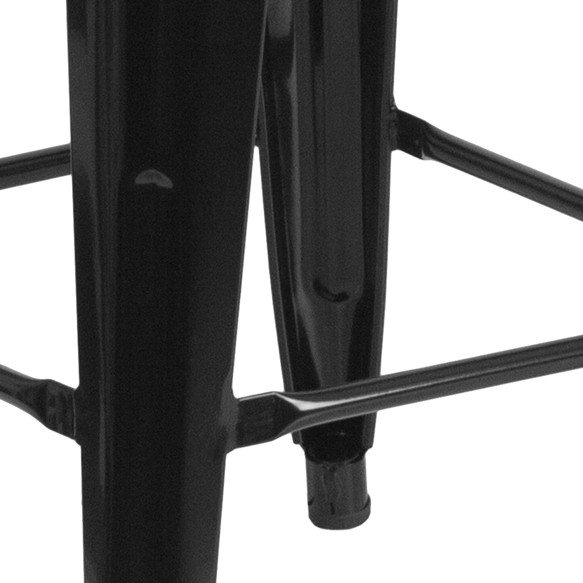 Orange |#| Commercial Grade 24inchH Backless Orange Metal Indoor-Outdoor Counter Height Stool