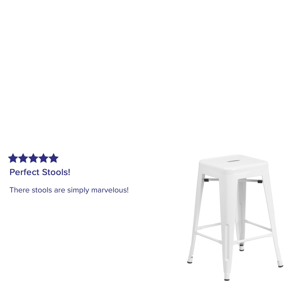 Red |#| Commercial Grade 24inchH Backless Red Metal Indoor-Outdoor Counter Height Stool