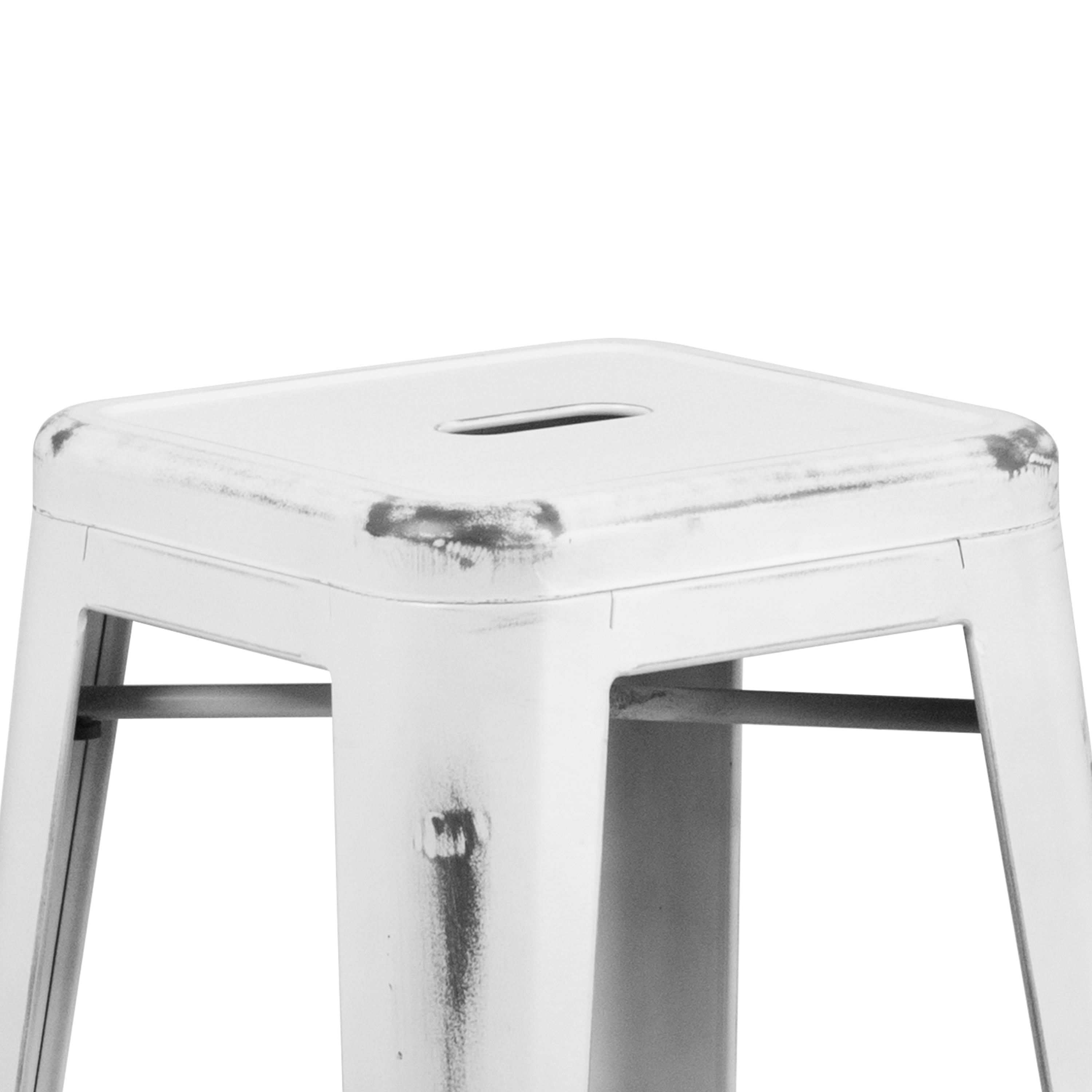 30 Distressed Metal Stool ET BT3503 30 Stack Chairs 4 Less