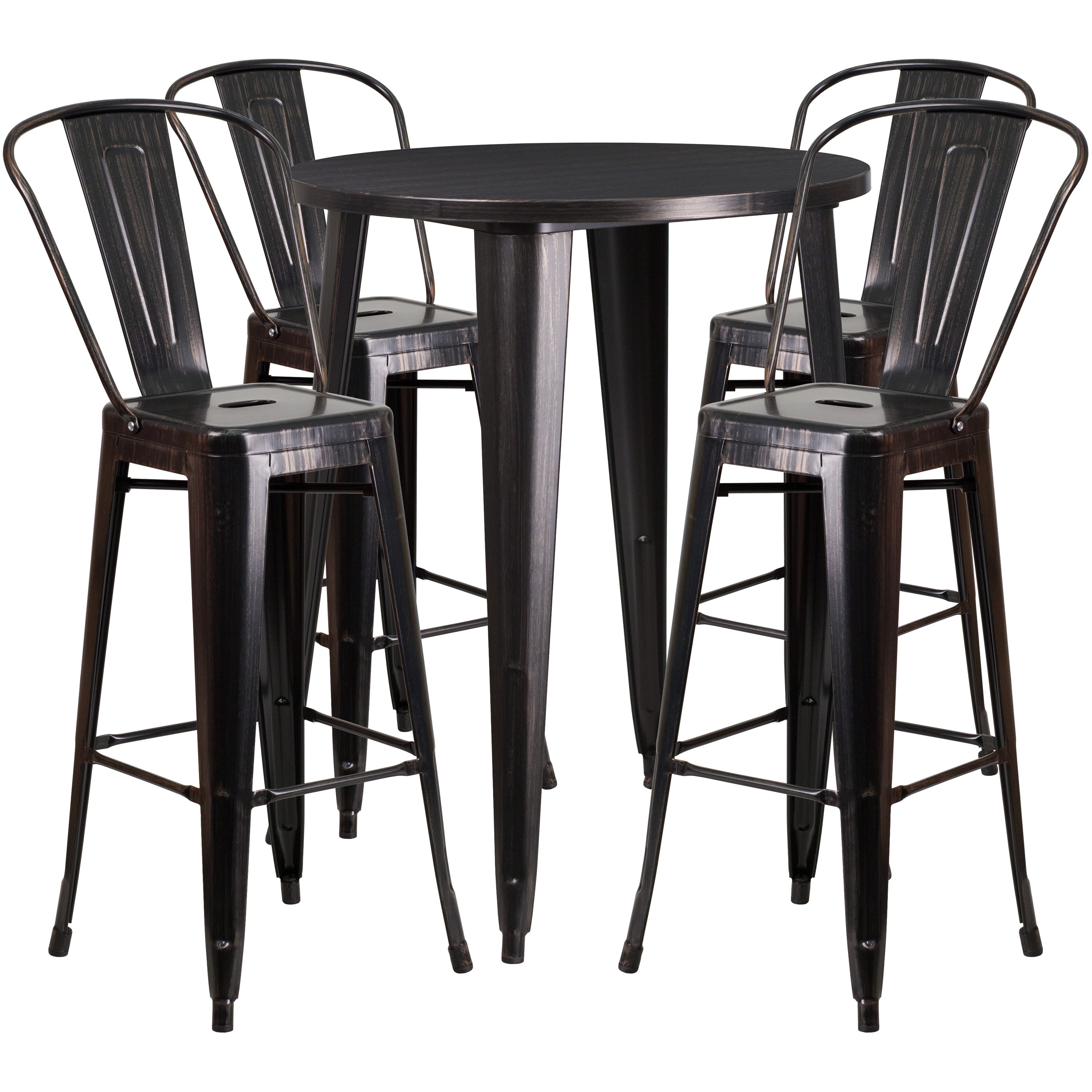 Indoor bar sales table and chairs