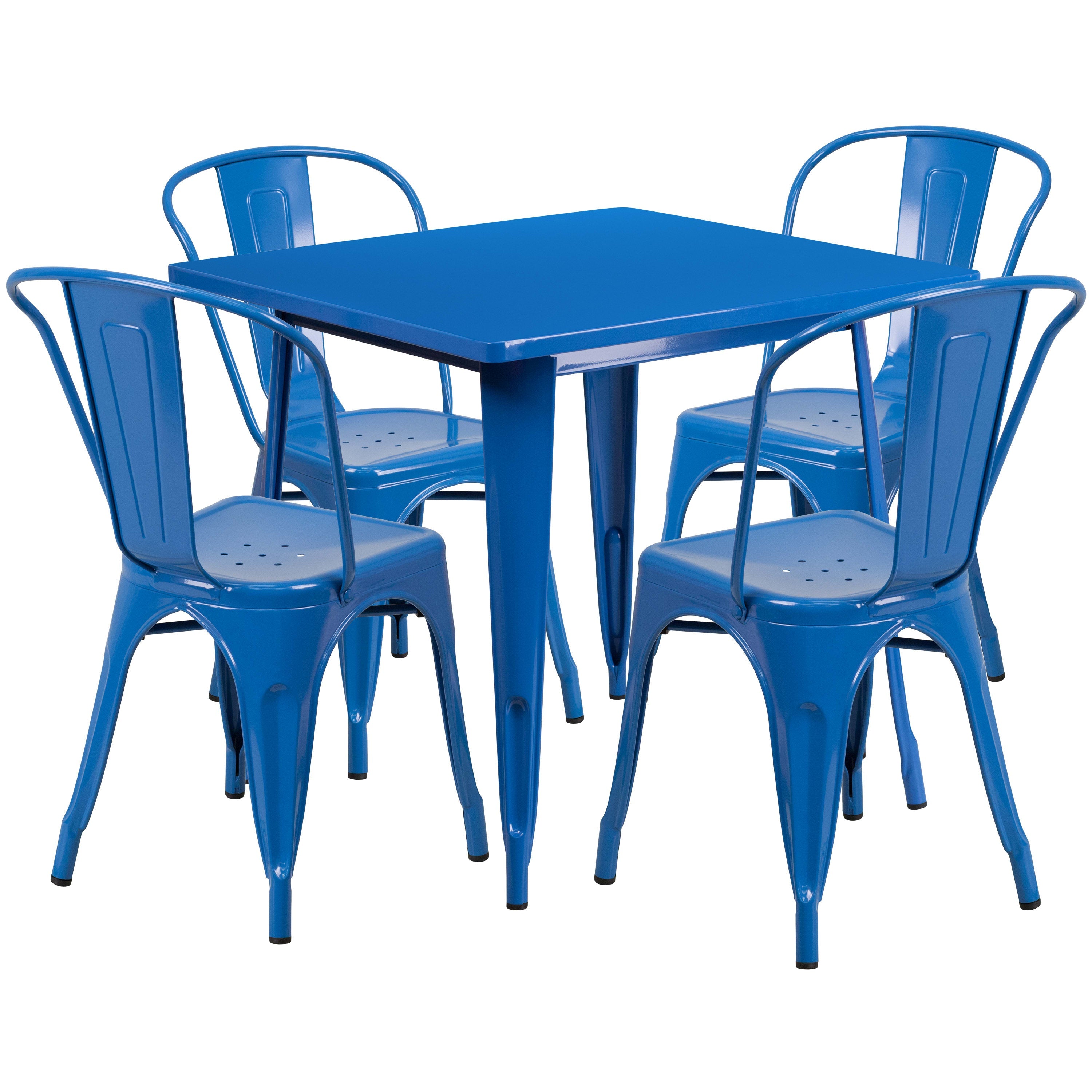 Plastic outdoor table on sale set
