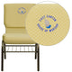 Beige Patterned Fabric/Gold Vein Frame |#| EMB 18.5inchW Church Chair in Beige Patterned Fabric w/ Book Rack - Gold Vein Frame