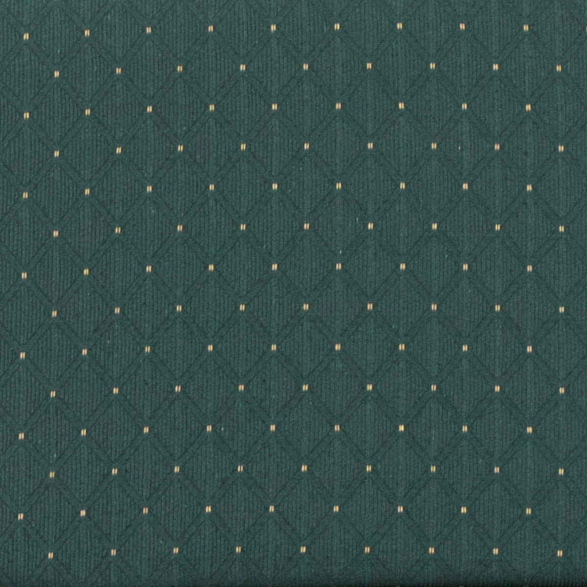 Hunter Green Dot Patterned Fabric/Gold Vein Frame |#| EMB 21inchW Stacking Church Chair in Hunter Green Dot Patterned Fabric-Gold Frame