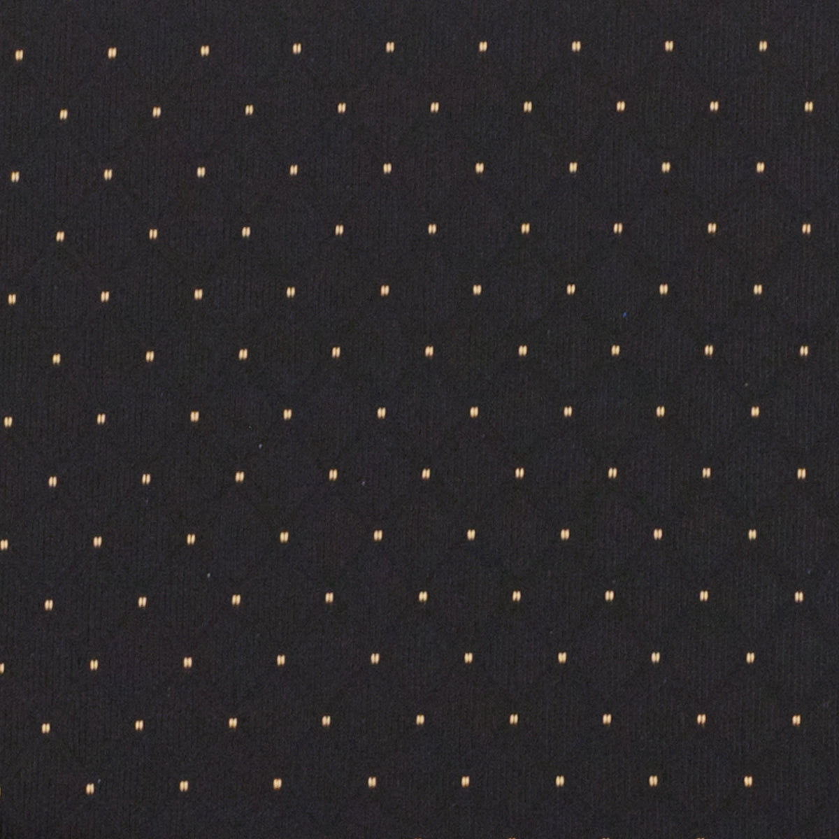 Black Dot Patterned Fabric/Gold Vein Frame |#| EMB 21inchW Stacking Church Chair in Black Dot Patterned Fabric - Gold Vein Frame