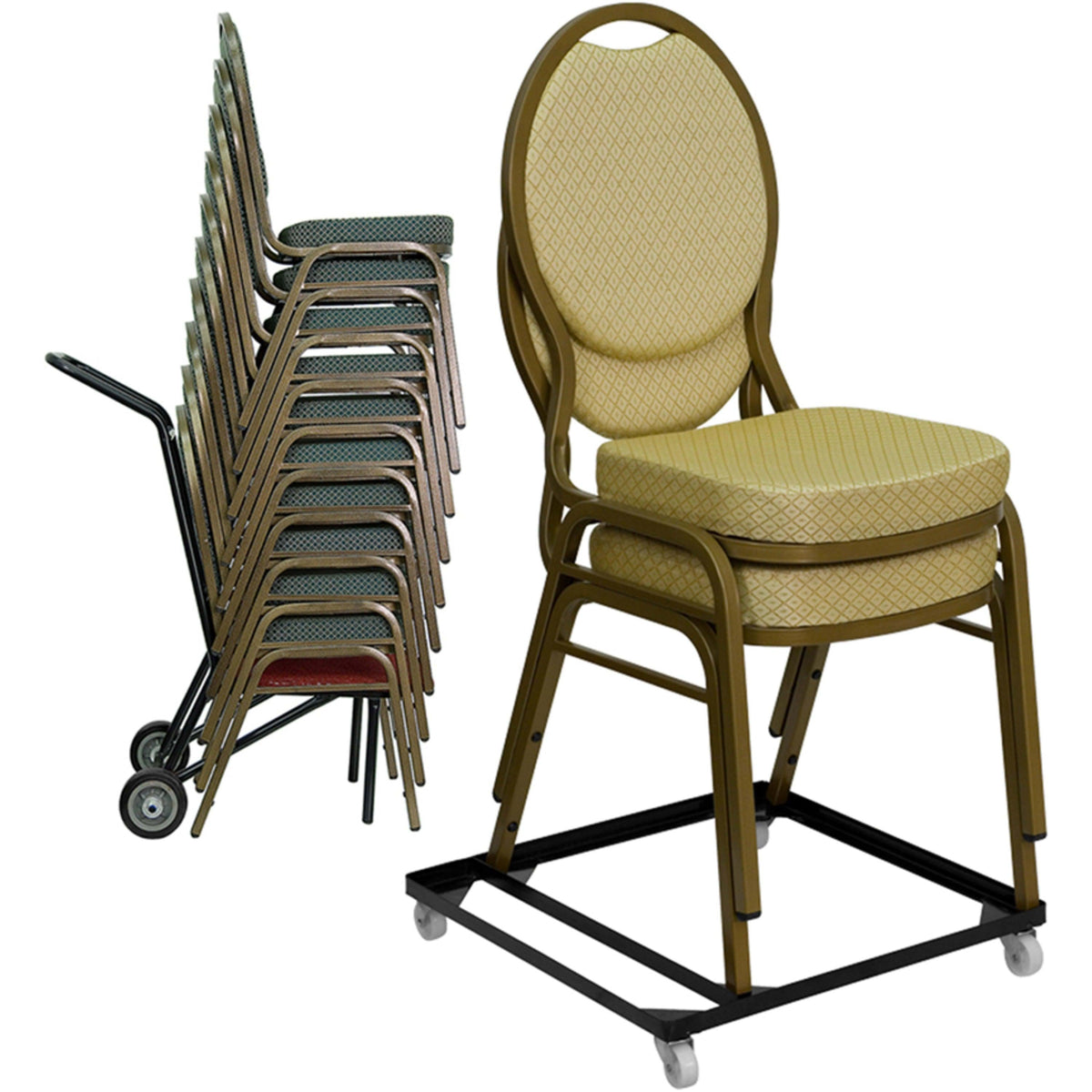 Essential Pack of Stack Chair Dollies - Moving Equipment - Maintenance Equipment