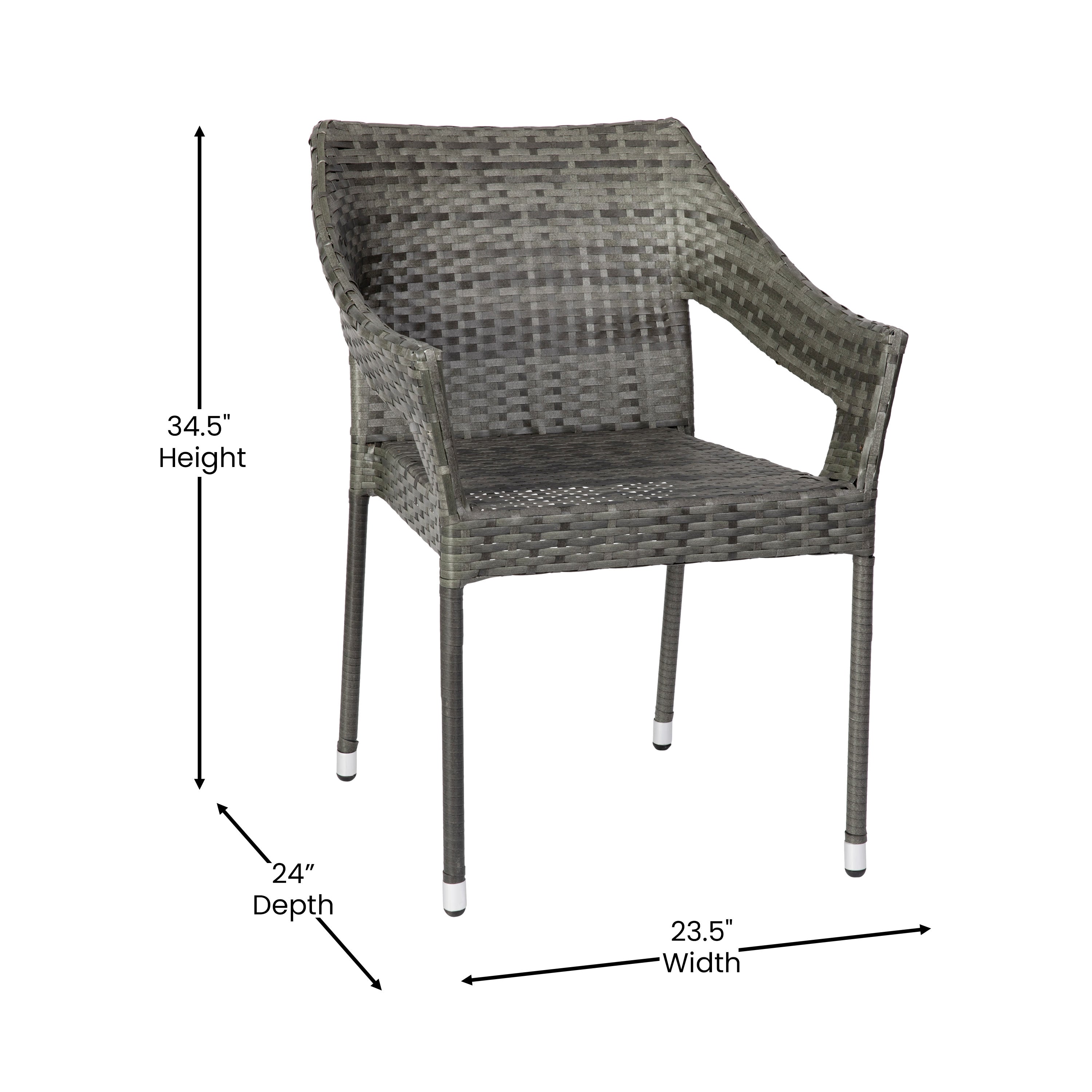 Stackable woven patio chairs 2025