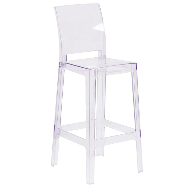 Square Back Ghost Barstool OW SQUAREBACK 29 Stack Chairs 4 Less