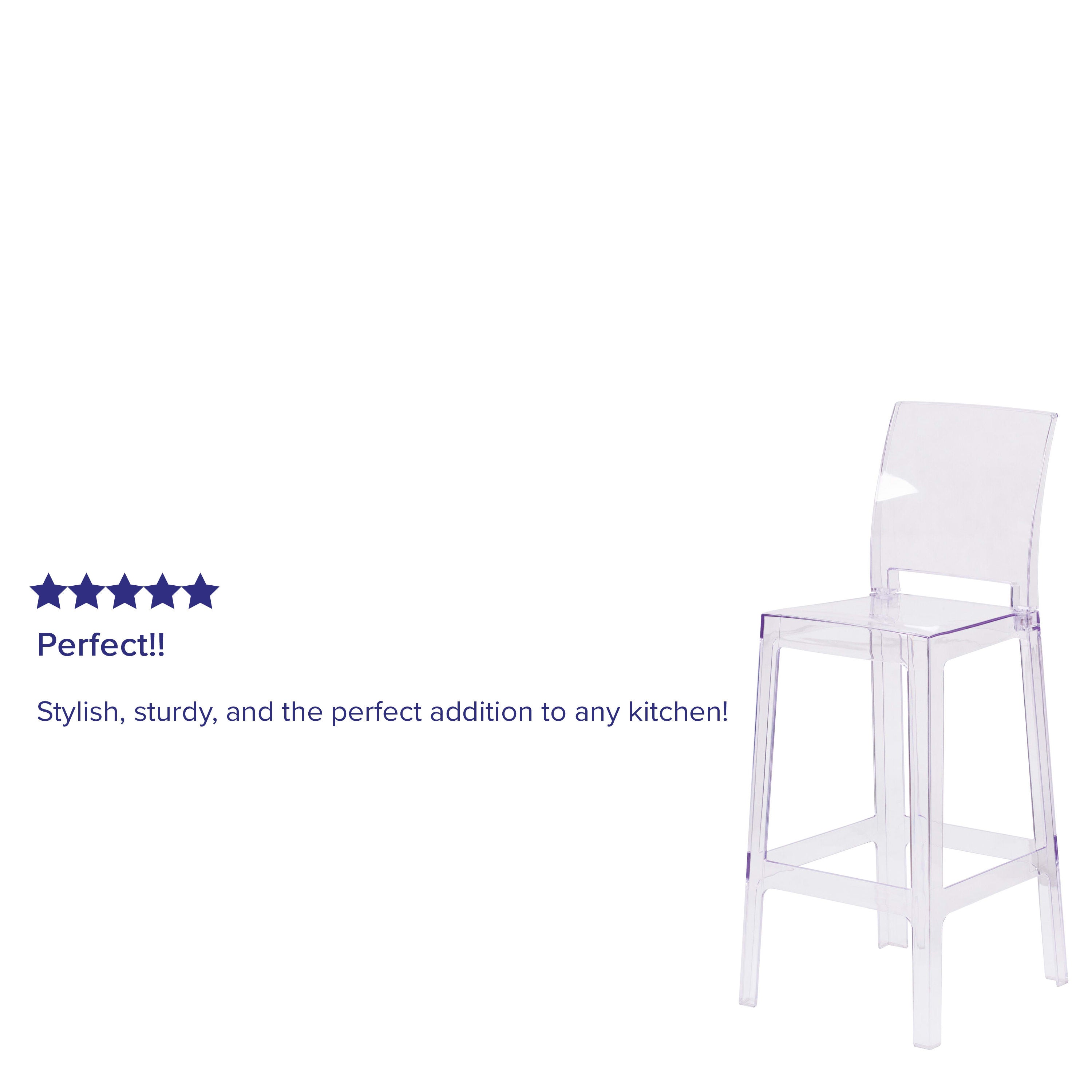 Square Back Ghost Barstool OW SQUAREBACK 29 Stack Chairs 4 Less