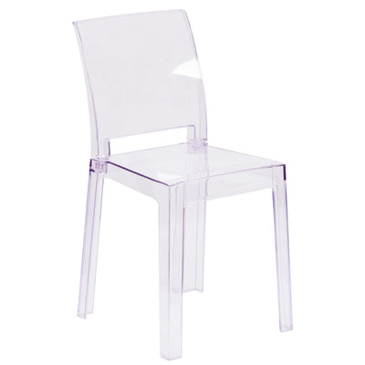 Ghost Chair with Square Back