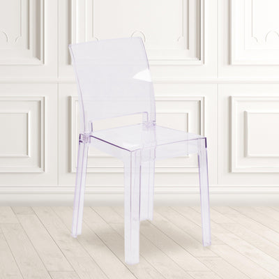 Ghost Chair with Square Back