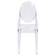 Ghost Side Chair in Transparent Crystal - Event or Accent Chair - Stack Chair