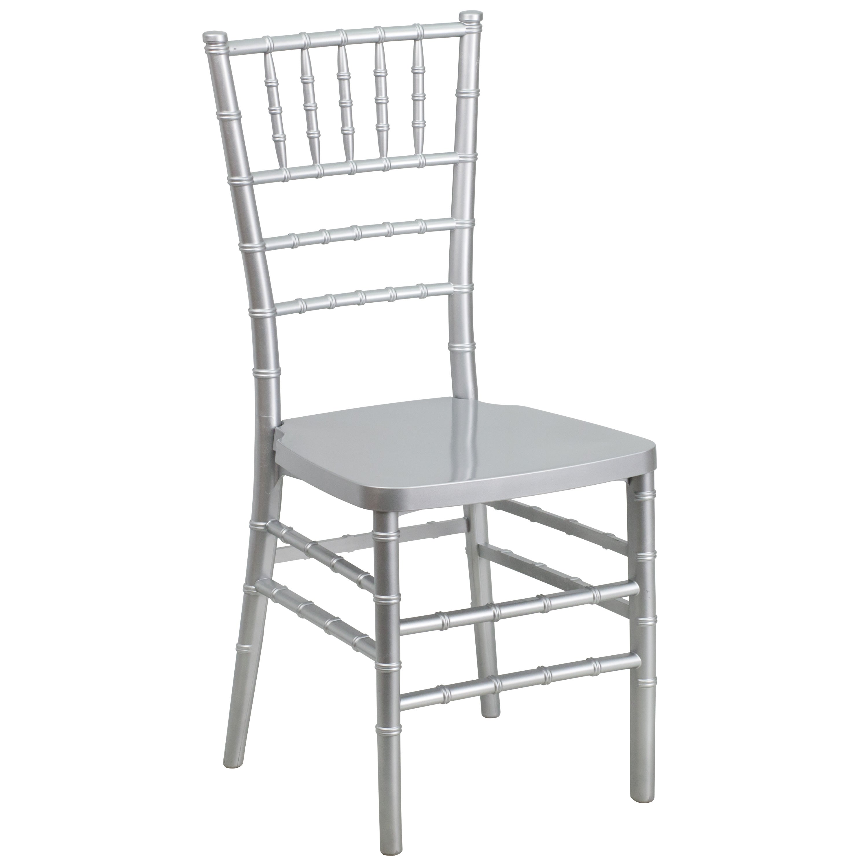 Flash Furniture Hercules Premium Series Resin Stacking Chiavari Chair Black