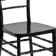 Black |#| Black Resin Stacking Chiavari Chair - Hospitality and Event Seating