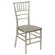 Champagne |#| Champagne Resin Stacking Chiavari Chair - Hospitality and Event Seating