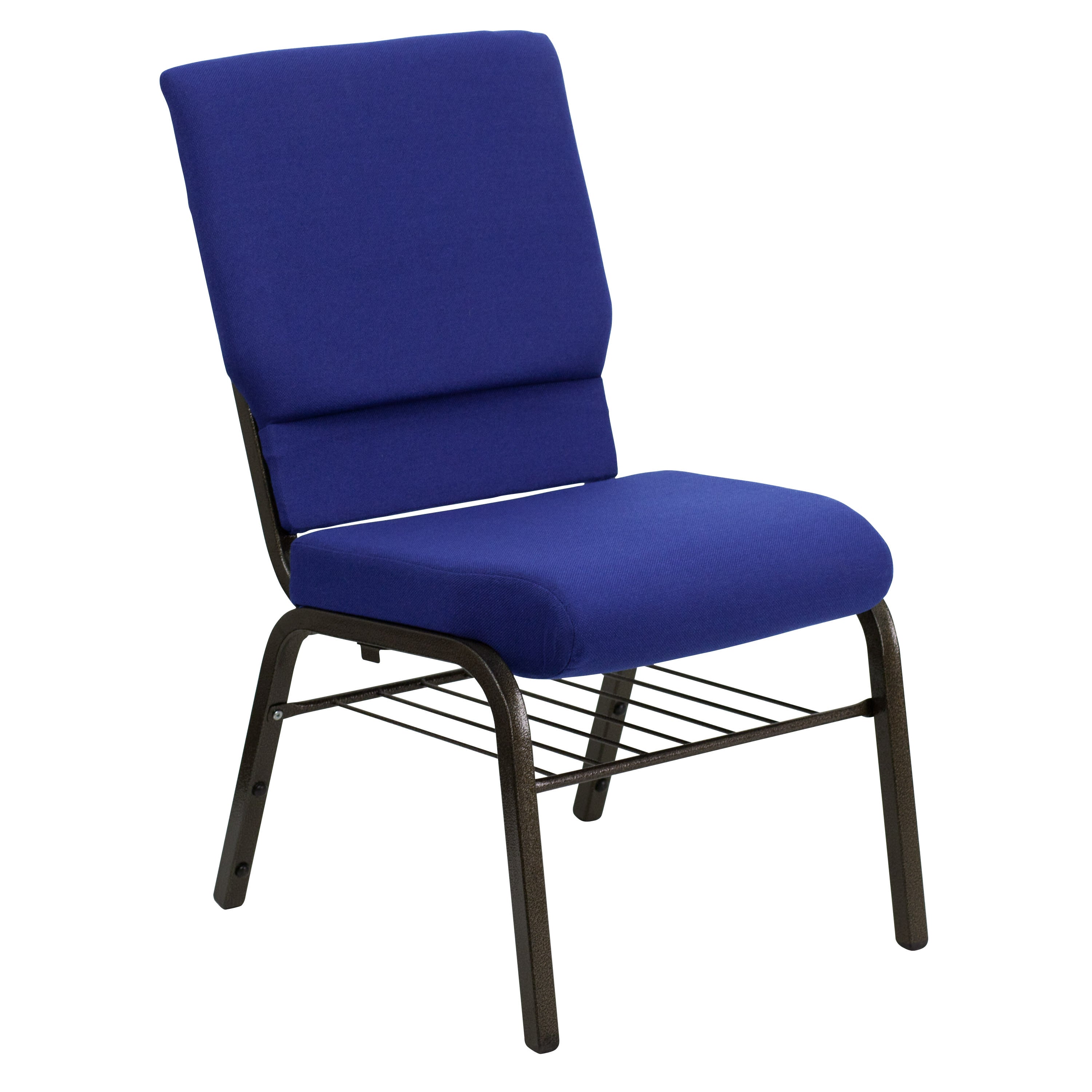 18.5 W Church Chair Book Rack XU CH 60096 BAS Stack Chairs 4 Less