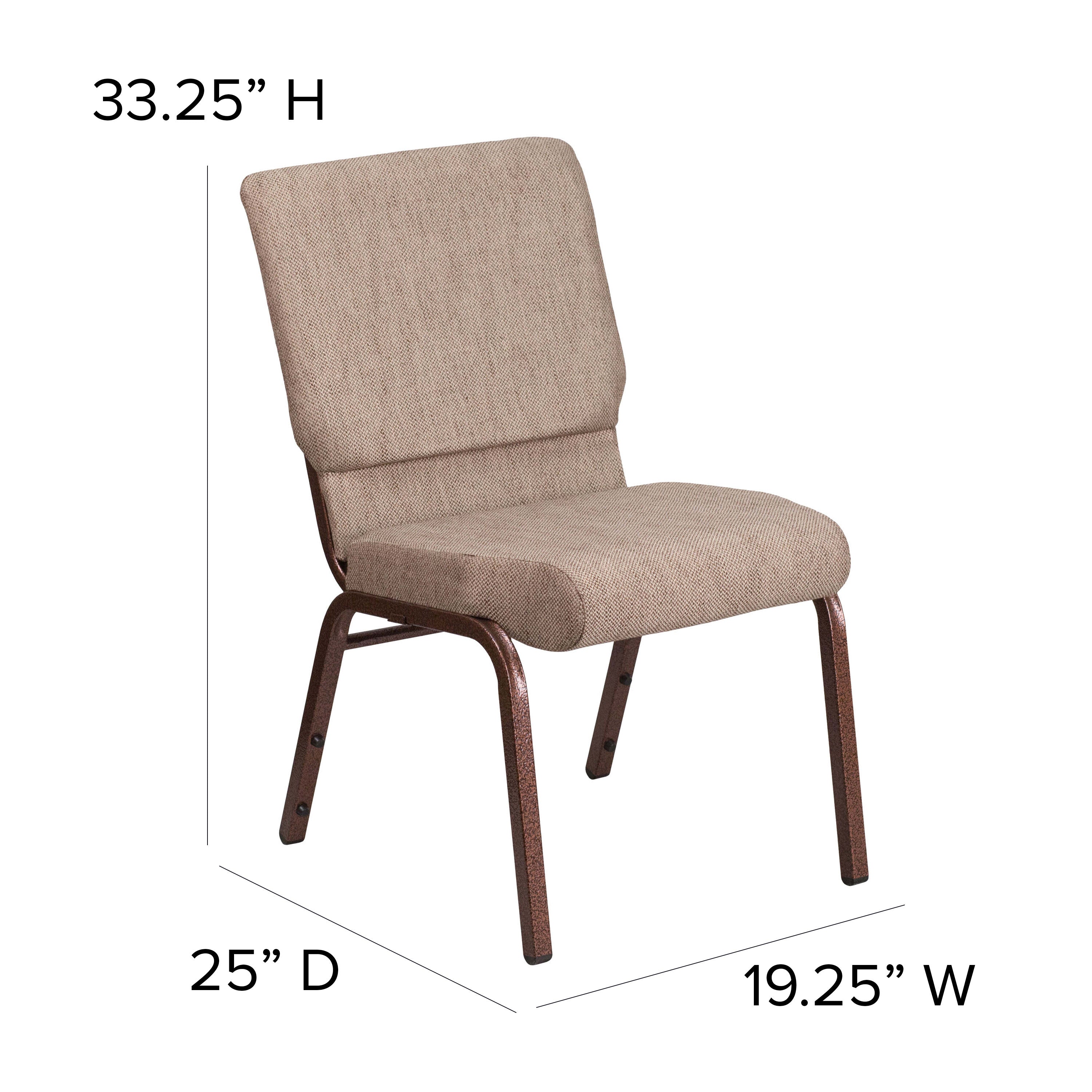 18.5''W Church Chair FD-CH02185- – Stack Chairs 4 Less