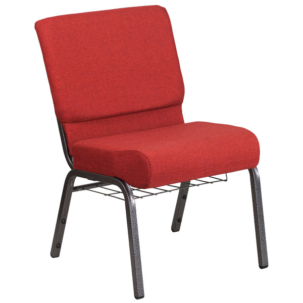 21''W Church Chair-Book Rack FD-CH0221-4-BAS- – Stack Chairs 4 Less