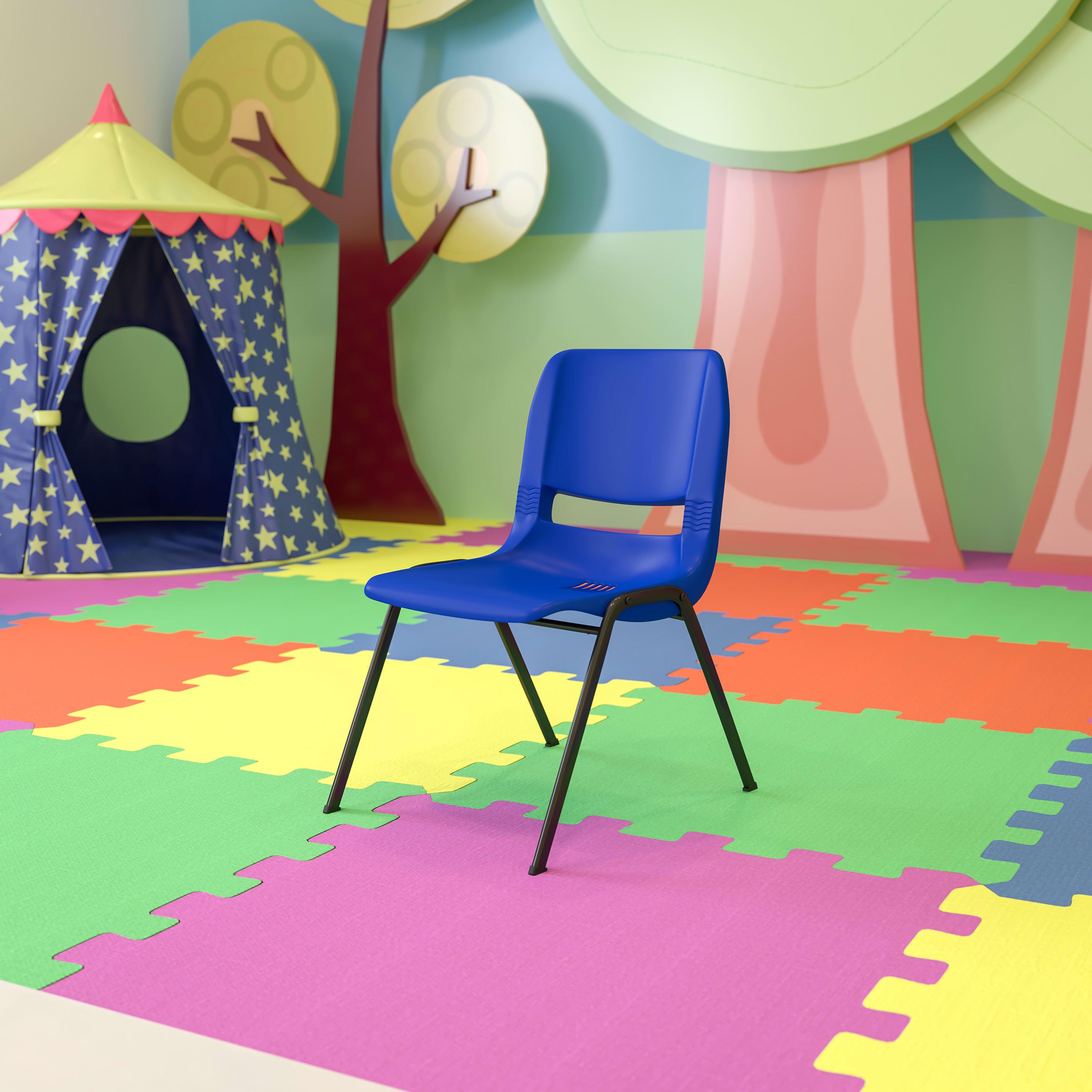 Plastic Stack Chair 14 H Seat RUT 14 Stack Chairs 4 Less